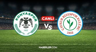 Konyaspor Çaykur Rizespor CANLI İZLE! Konyaspor Çaykur Rizespor maçı hangi kanalda, canlı nereden izlenir?