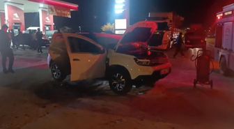 Yüksekova'da Araçta Gaz Sızıntısı Yangını: Aile Son Anda Kurtuldu