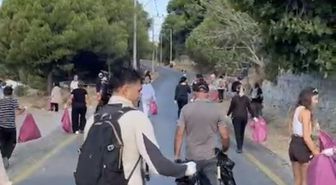 Ünlü isimlerden yangın sonrası çevre temizliği etkinliği