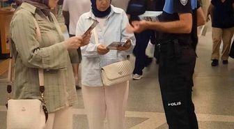 Bursa'da Polisten Vatandaşlara Güvenlik Bilgilendirmesi