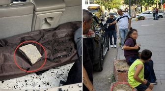 Trafikte yol verme kavgası dehşete düşürdü: Camı taşla kırıp ailesinin gözü önünde darbettiler