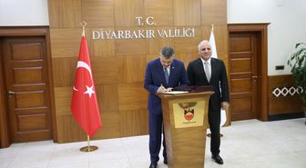 Bakan Çiftçi Diyarbakır'da güvenlik birimlerini ziyaret etti
