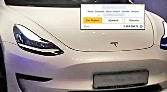 İkinci el Tesla'ya 434 bin lira ceza