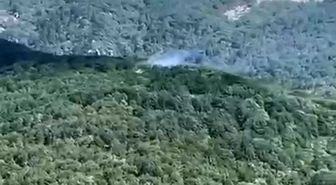 Kazdağları'nda Yıldırım Yangını