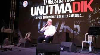 Sakarya'da Marmara Depremi Anma Programı