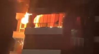 Aksaray'da 8 Katlı Binada Yangın Panik Yarattı