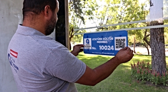 Antalya'da 1200 durağa Braille ve QR kodlu levha