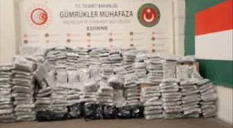 Kapıkule'de 810 Kilogram Esrar Ele Geçirildi