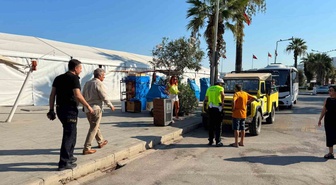Kuşadası'nda Cep Uygulaması Noktasında Yerinde İnceleme