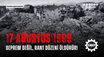 EMEP Genel Başkanı Aslan: 'Deprem değil, rant düzeni öldürür'
