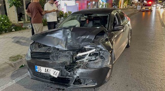 Samsun'da trafik kazası: 1 yaralı