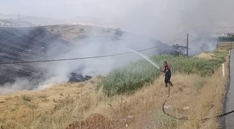 Siirt'te anız yangını söndürüldü