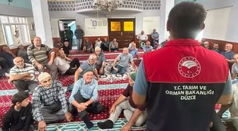 Yığılca'da çiftçilere yönelik bilgilendirme toplantısı yapıldı