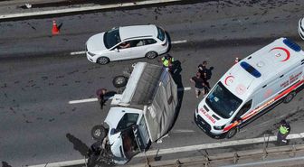 Düzce Otoyolunda Zincirleme Kaza: 1 Yaralı