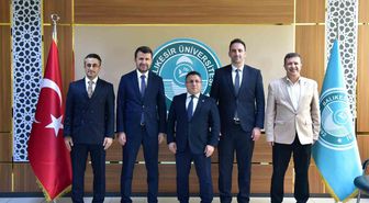 BİK Genel Müdürü Çay, Balıkesir Üniversitesi Rektörü Oğurlu'yu Ziyaret Etti