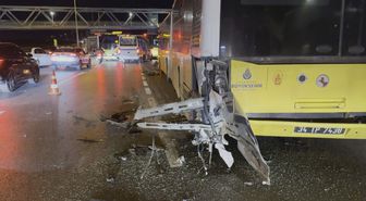 Büyükçekmece'de zincirleme kaza: 3 yaralı