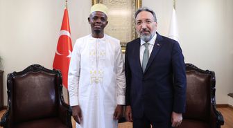 Diyanet Başkanı, Ruanda Müftüsü ile Görüştü