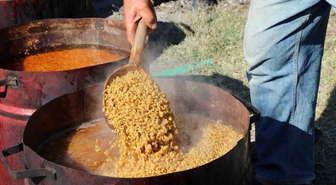 Erzincan'da Kışlık Bulgur Mesaisi Başladı
