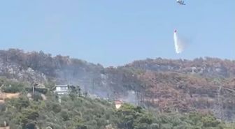 Fethiye'de Orman Yangını 1 Saatte Söndürüldü