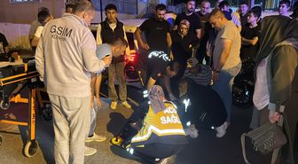 Kütahya'da motosiklet otomobile çarptı: 1 yaralı