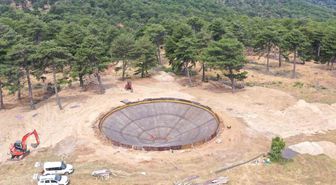 Balıkesir'de Yeni Helikopter Yangın Havuzu Hizmete Girdi