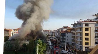 Malatya'da Şantiyede Yangın: Prefabrik Yatakhane Kullanılamaz Hale Geldi