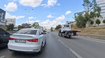 Maltepe'de makas atan sürücüye 115 bin lira ceza