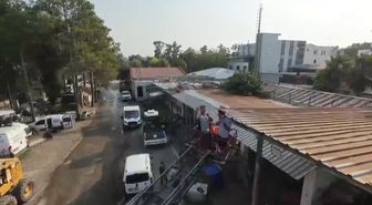 Osmaniye'de Firma Sahibinden İşçilere Dronla Soğuk İçecek Sürprizi