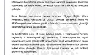 Sivas'ta Minibüs Kazası: 4 Ölü, 10 Yaralı