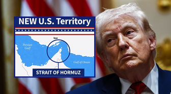 Trump, Hürmüz Boğazı'nı 'Yeni ABD Toprağı' Olarak Gösterdi; İran'dan Sert Tepki