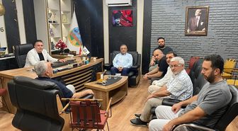 Tanrıkulu'dan Kuyumcular Odası Başkanı'na ziyaret