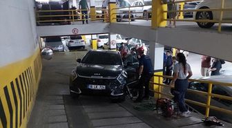 Otoparkta SUV çarpması: 1 yaralı