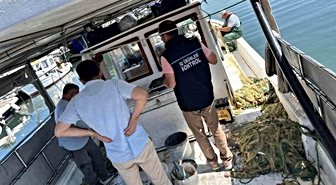 Didim'de Su Ürünleri Denetimleri ve Balıkçılara Bilgilendirme
