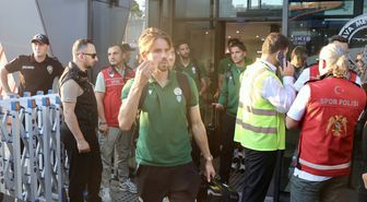 Ferencvaros kafilesi, Trabzon'a geldi