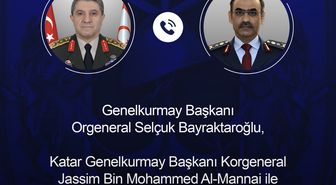 Genelkurmay Başkanı Bayraktaroğlu, Katar Genelkurmay Başkanı ile Görüştü