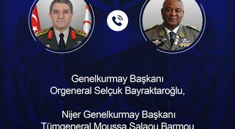 Genelkurmay Başkanı Bayraktaroğlu, Nijerli mevkidaşıyla görüştü