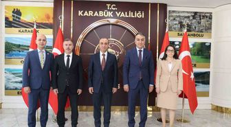 HSK Üyesi Özdemir, Karabük Valisi'ni ziyaret etti