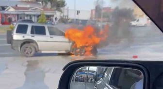 Kastamonu'da Seyir Halindeki Cipte Yangın
