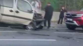 Sarıyer'de Zincirleme Kaza: Sürücü Direksiyon Hakimiyetini Kaybetti