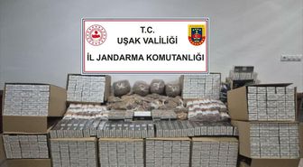 Uşak'ta Jandarma Operasyonu: 72 Kök Hint Keneviri ve 542 Gram Esrar Ele Geçirildi