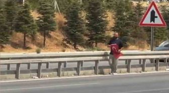 Kırıkkale’de Vatandaşın Türk Bayrağı Hassasiyeti