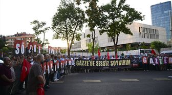 Ankara'da Gazze protestosu: 'Sözde barış, özde katliam'