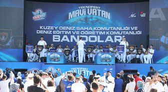 TEKNOFEST Mavi Vatan'da Deniz Kuvvetleri Bandosu Konseri