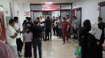 Diyarbakır'da havai fişek yüzüne isabet etti, hastanede arbede