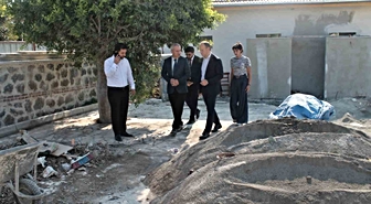 Kaymakam Akpınar, Mustafalı Camii Restorasyonunu Yerinde İnceledi