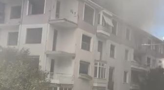 Maltepe'de Kentsel Dönüşüm Binasında Yangın