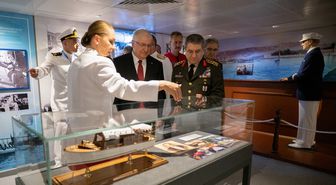 TSK Komuta Kademesi TCG Yavuz'u Gezdi