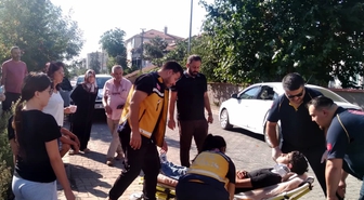 Muratlı'da Motosiklet-Otomobil Çarpıştı: 1 Yaralı