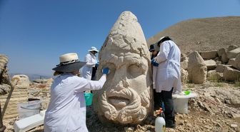 Nemrut'ta nanoteknolojiyle heykel restorasyonu