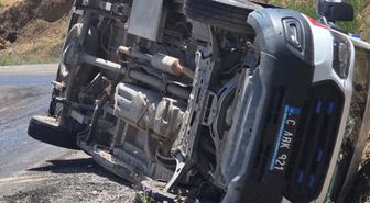 Siirt'te Ambulans Devrildi: Ölü ve Yaralı Yok